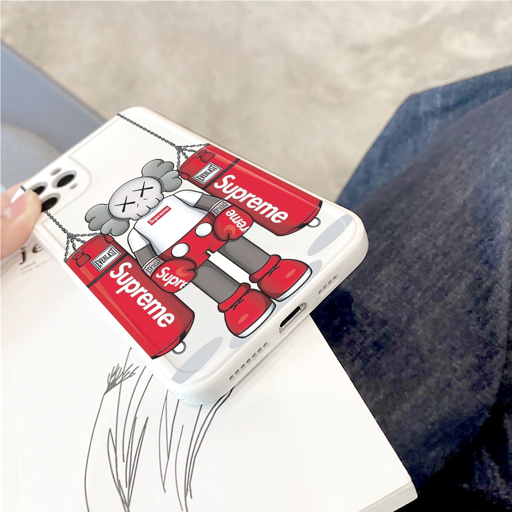 Ốp lưng iphone Kaws đấm bốc bóng cạnh vuông 6/6plus/6s/6splus/7/7plus/8/8plus/x/xr/xs/11/12/13/pro/max/plus/promax | BigBuy360 - bigbuy360.vn