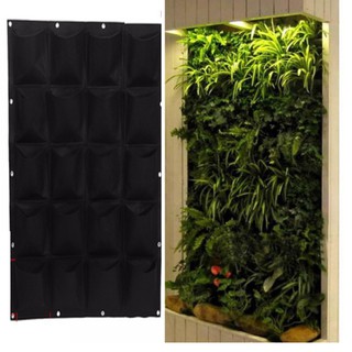 Túi Vải Trồng Cây Treo Tường 20 Ngăn Vải Không Dệt
