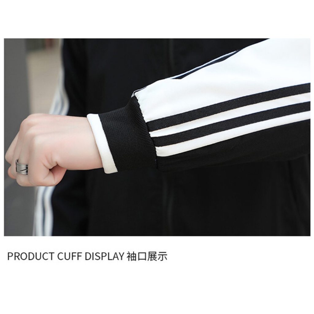 Áo Khoác Thể Thao sọc cổ điển ADIDAS áo bomber nam  bigsize plus size M-10xl Cho Nam (10xl)