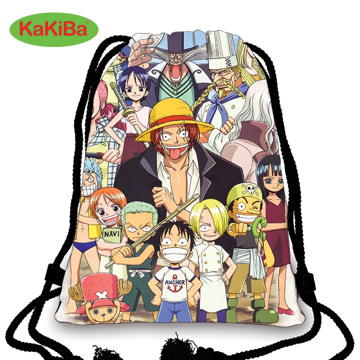 Balo dây rút in hình One Piece