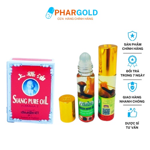 COMBO 1 DẦU THÁI ĐỎ 3 ML + DẦU SÂM LĂN 8 ML