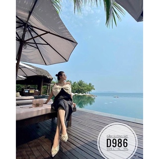 Đầm xuông nơ ngực bigsize (60-90kg)