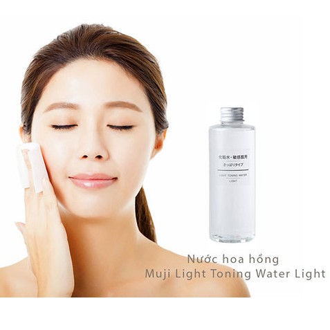 Nước Hoa Hồng Muji Light Toning Water 200ml, Toners Cấp Nước, Dưỡng Ẩm Nội địa Nhật Bản