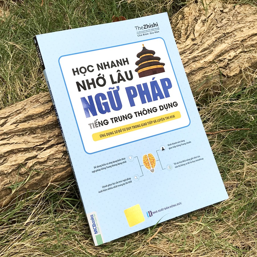 Sách - Học Nhanh Nhớ Lâu Ngữ Pháp Tiếng Trung Thông Dụng - Ứng dụng sơ đồ tư duy trong giao tiếp và luyện thi HSK