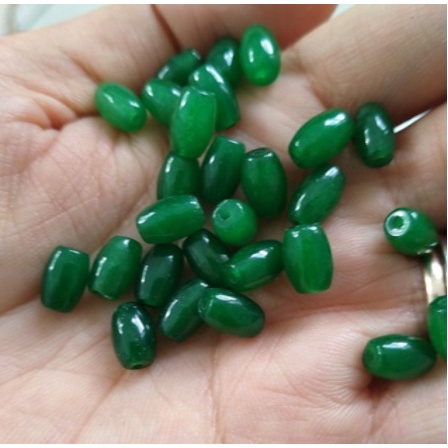 2 viên lu thống đá 6x9mm thiên nhiên