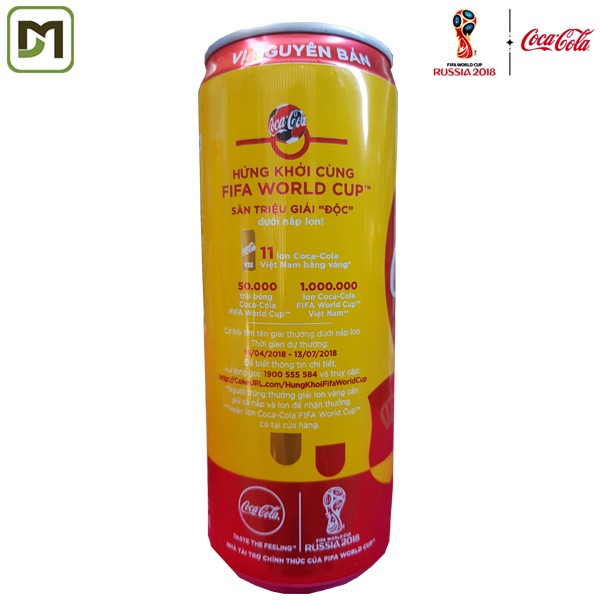 Thùng 24 lon cao 330ml Nước ngọt Coca Cola - Mẫu Xuân