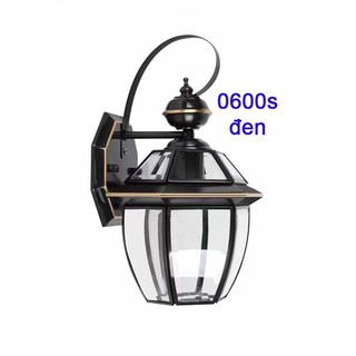 Đèn Tường Đồng Kính Trong Suốt Trang Trí Cổng Ngoài Trời Mã 0600s - Đèn Phương Anh