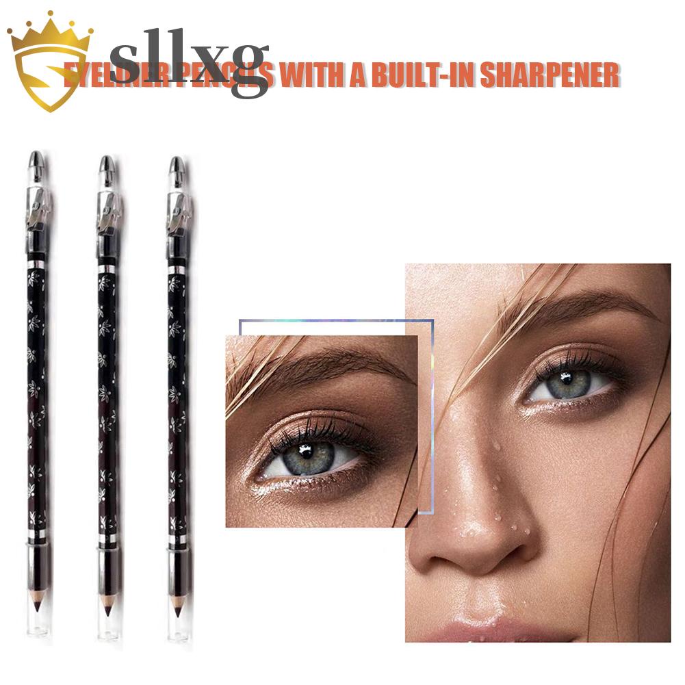 Bút kẻ lông mày 2 màu đen nâu chống thấm nước
 | BigBuy360 - bigbuy360.vn