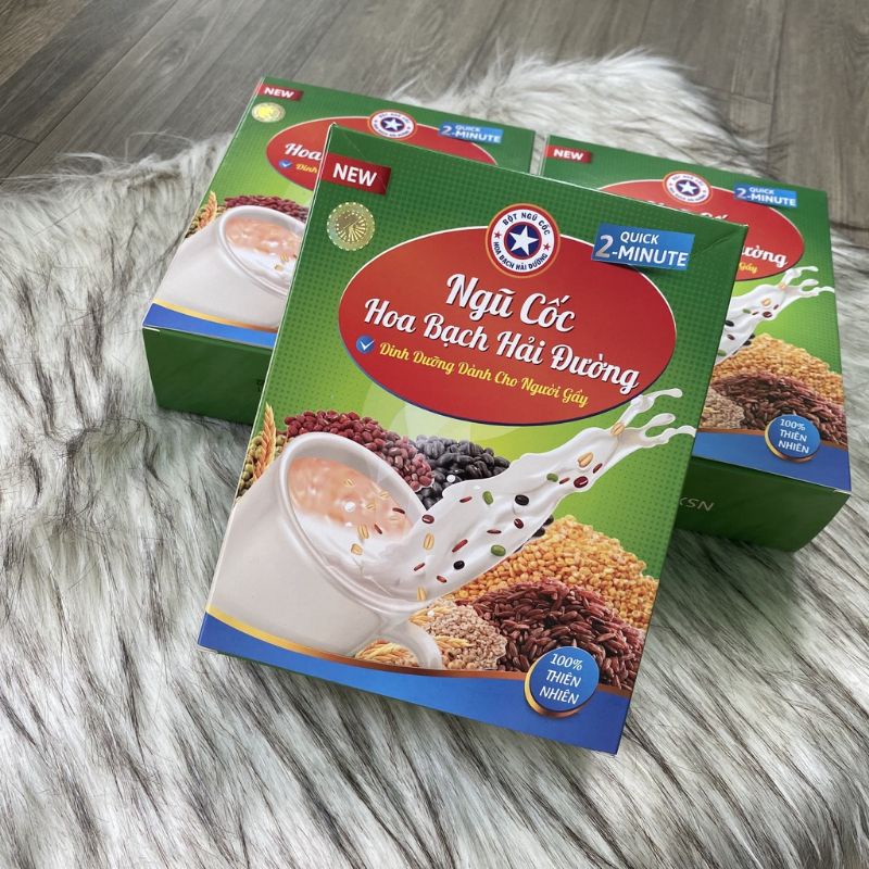 ngũ cốc tăng cường HOA BẠCH HẢI ĐƯỜNG 500g