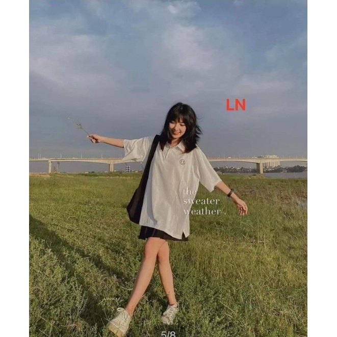 Áo polo mặt cười nhỏ LN11