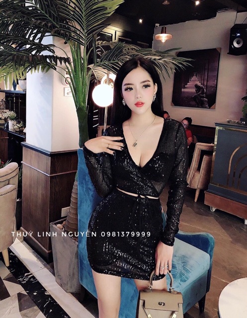 Váy kim sa hàng thiết kế