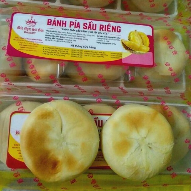 Combo 6 hộp bánh pía Sầu riêng