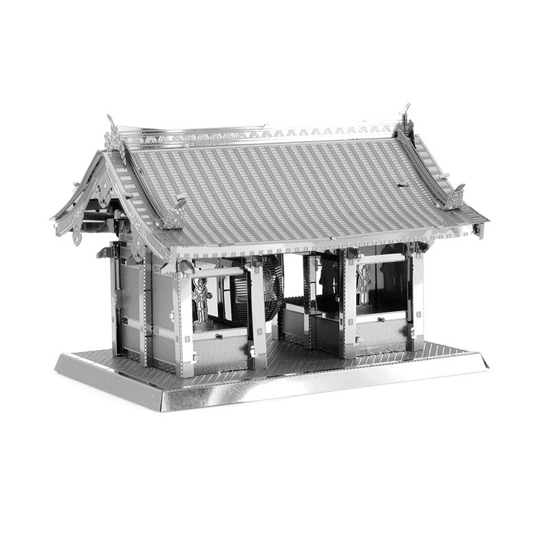 Tự Ráp Mô Hình 3D Thép Kiến Trúc Nhật Bản Chùa Gác Vàng Kinkaku-ji, Cổng Yomeimon, Chùa Asakusa Kannon