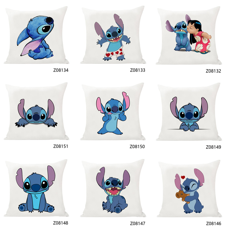 Vỏ Gối In Hình Nhân Vật Stitch Đáng Yêu