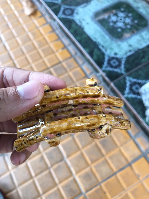 CẦU TRANG TRÍ HỒ CÁ NON BỘ 9x3x3CM