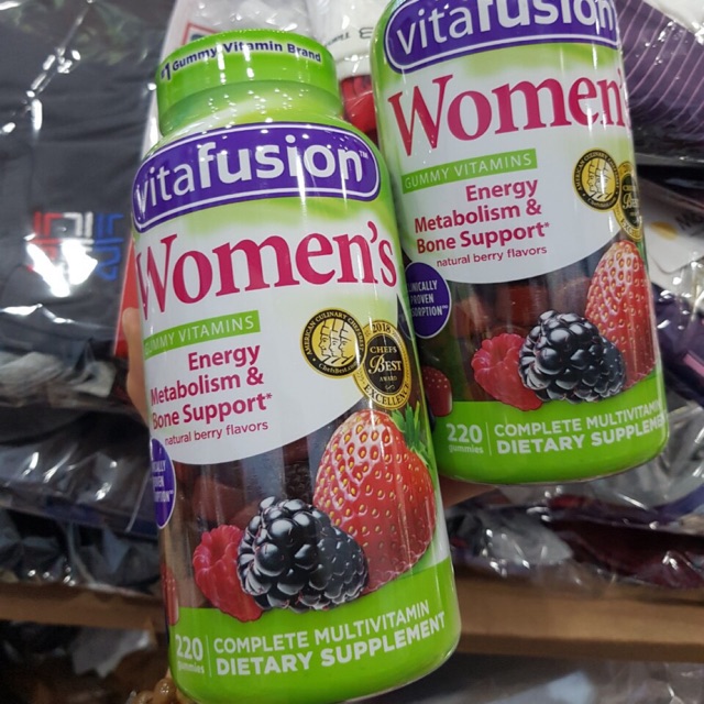 Kẹo dẻo Vitafusion women 220 viên date 01/ 2021