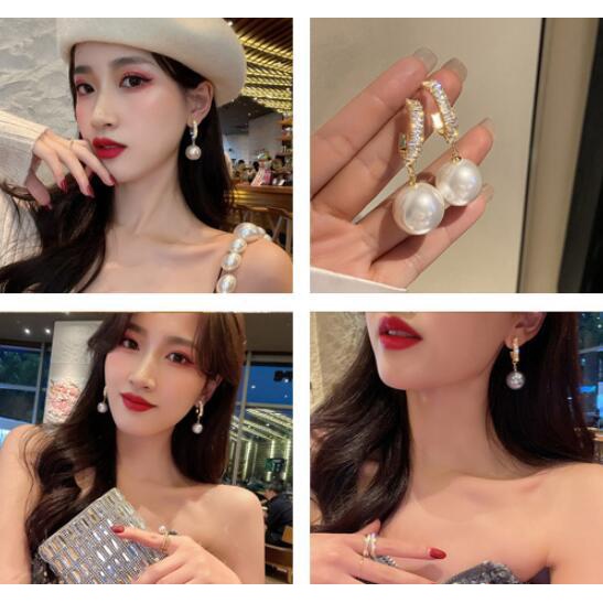 Khuyên tai / Bông tai đính đá đi tiệc MK