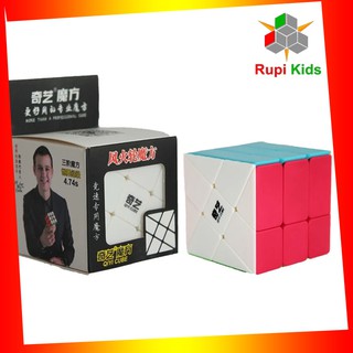 Rubik biển thể 💚 Windmill Qiyi 💚 không viền Stickerless