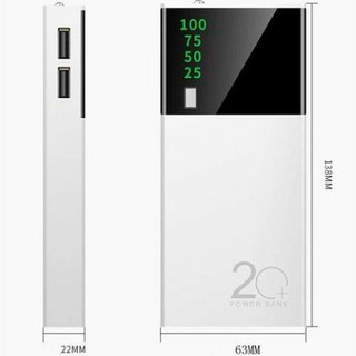 Sạc dự phòng sam sung 30000mAh có đèn pin và hiển thị % pin 5 lõi