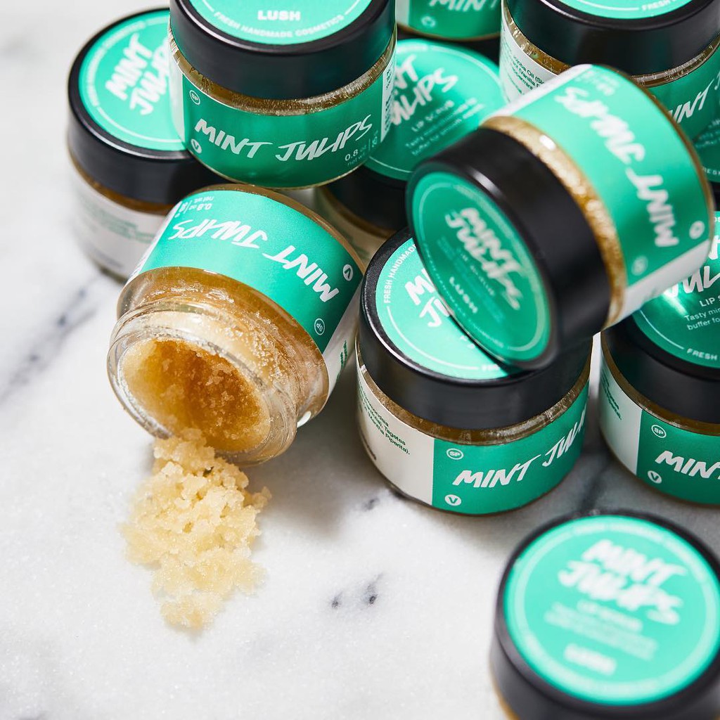 Tẩy da chết môi Lush - Bubblegum, Mint Julips, Popcorn, Honey, Chocolate (lip scrub) | BigBuy360 - bigbuy360.vn