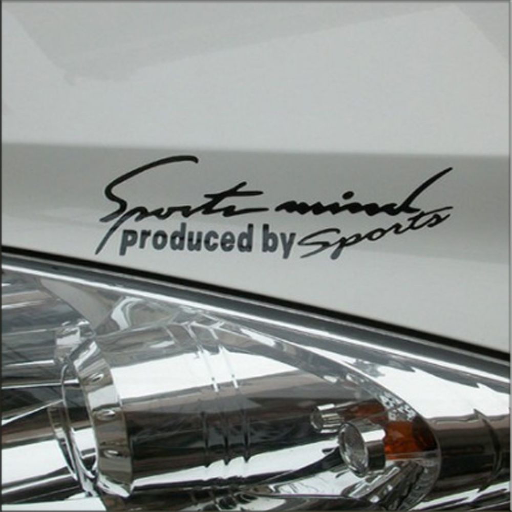 Miếng dán trang trí xe hơi phong cách thể thao phản quang nhiều màu