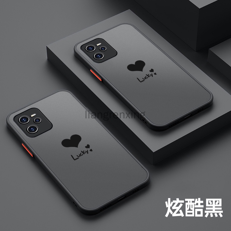 Ốp điện thoại cứng trong suốt chống sốc thích hợp cho Realme C35