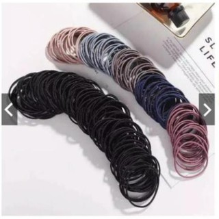sét 100 dây chun buộc tóc tiện dụng