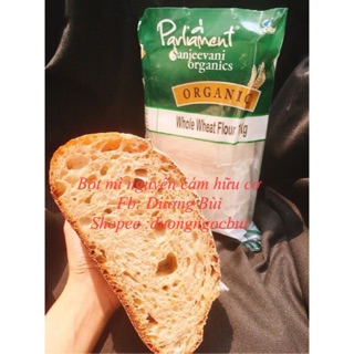 Bột mì nguyên cám hữu cơ Pảliament 500g/ 1kg( Date 2021)