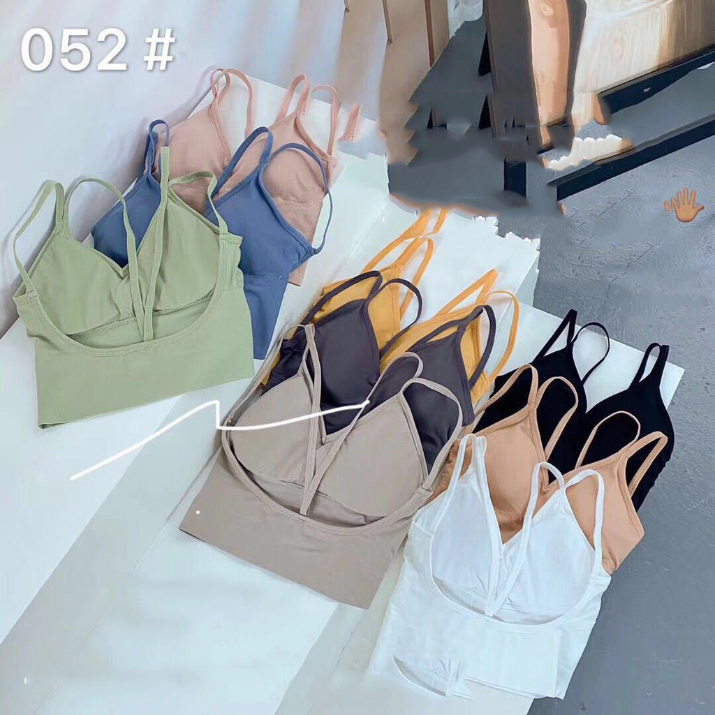 Áo bra 052 hở lưng sexy gợi cảm Bra len tăm khoét lưng sâu mút liền không gọng thoải mái vận động - Mbra94 | BigBuy360 - bigbuy360.vn