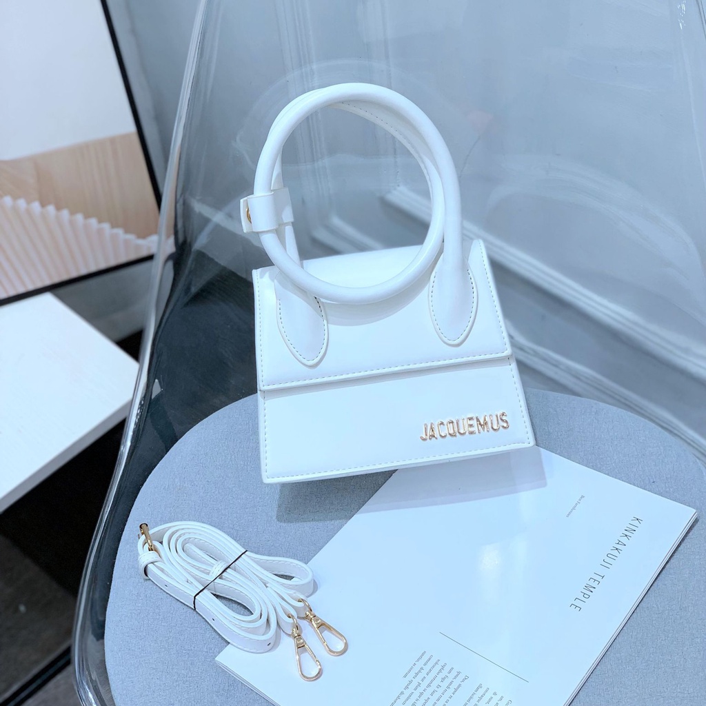 Túi JACQUE quai xoắn cách điệu sz 20cm. Thiết kế cá tính, thời trang phù hợp đi dự sự kiện, chụp ảnh.