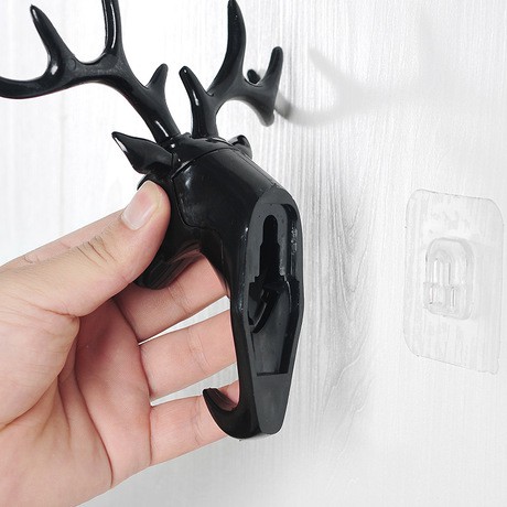 Móc Treo Đồ Dán Tường Hình Sừng Hươu Độc Đáo