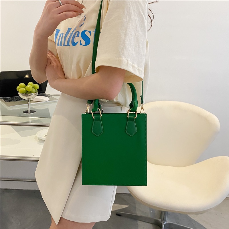 Túi Đeo Chéo Hình Vuông Nhỏ Phong Cách Nước Ngoài Thời Trang Mùa Hè 2022 Dành Cho Nữ