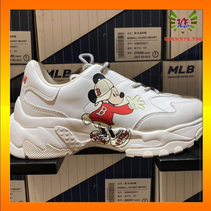 Giày Sneaker ML B Mickey đỏ [hỗ trợ đổi trả]cho nam nữ