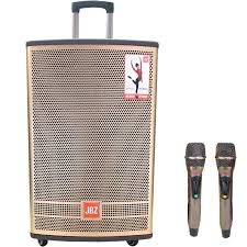 LOA KÉO  JBZ-1514  Bass nén 4 tấc tặng 2 micro UHF tần số cao loa 3 đường tiếng cho ra âm thanh rất chi tiết
