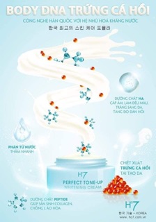 KEM BODY DNA TRỨNG CÁ HỒI Hc7 CÔNG NGHỆ HÀN QUỐC 250gr