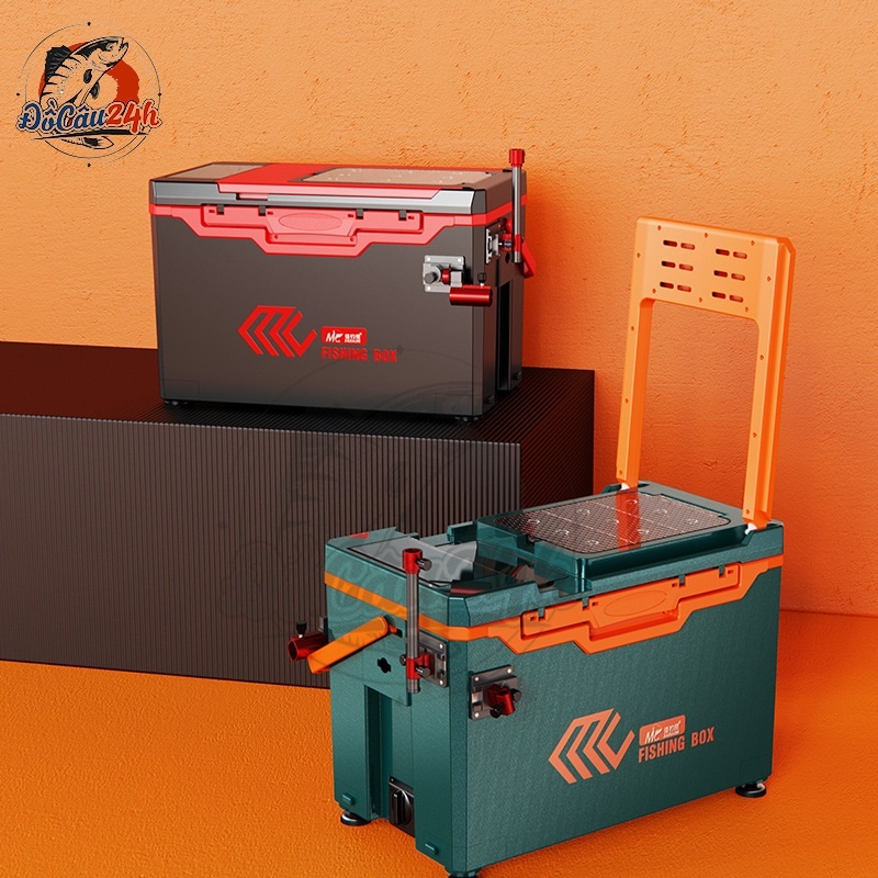 Thùng Câu Đài MC-Jidiaoni 32 Lít Kèm Phụ Kiện Đầy Đủ Chuyên Dùng Cho Câu Đài