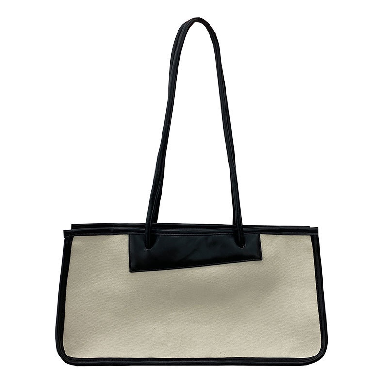 IELGY Túi xách tote canvas sức chứa lớn thiết kế thời trang