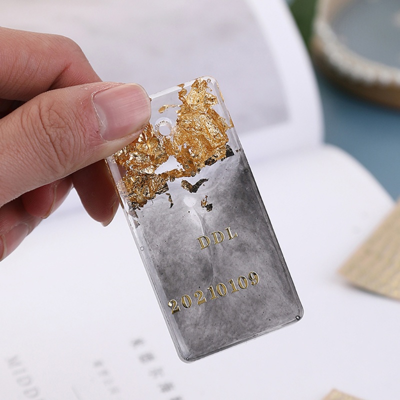 Set 5 Tấm Sticker Kim Loại Hình Chữ Cái Tiếng Anh Dùng Để Trang Trí Đồ Thủ Công Diy