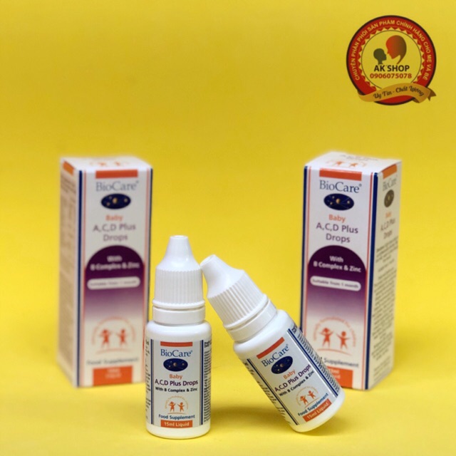 Vitamin tổng hợp Biocare ACD Plus drops Biocare (A C D plus)