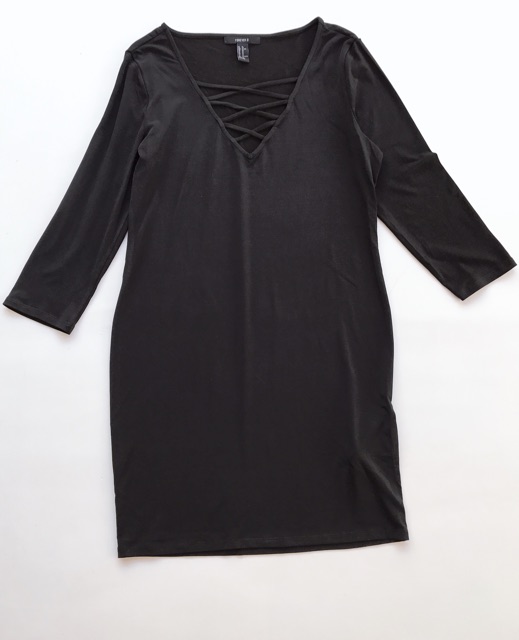 💃🏻Sale- Đầm thun đan dây F21 xuất dư