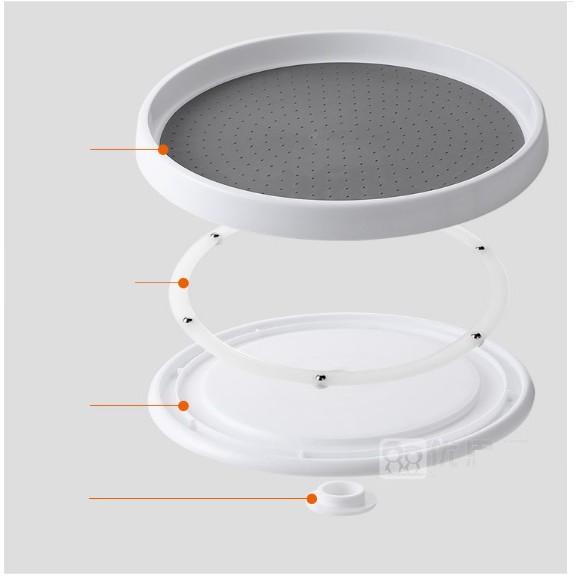 Kệ xoay để đồ dùng, mỹ phẩm, đựng gia vị tiện dụng có thể xoay tròn | BigBuy360 - bigbuy360.vn