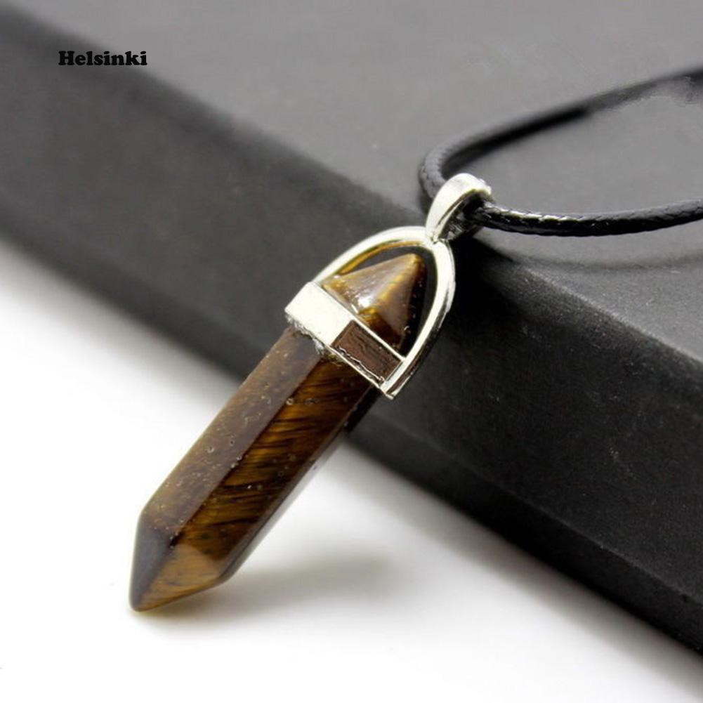 Vòng cổ mặt đá thời trang phong cách retro dành cho nam và nữ