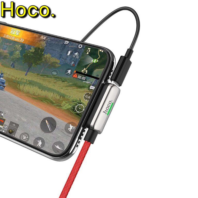 Jack Chuyển Đổi HoCo LS28 Truyền Dữ Liệu Và Tai Nghe Tích Hợp Cáp Sạc USB Chính hãng