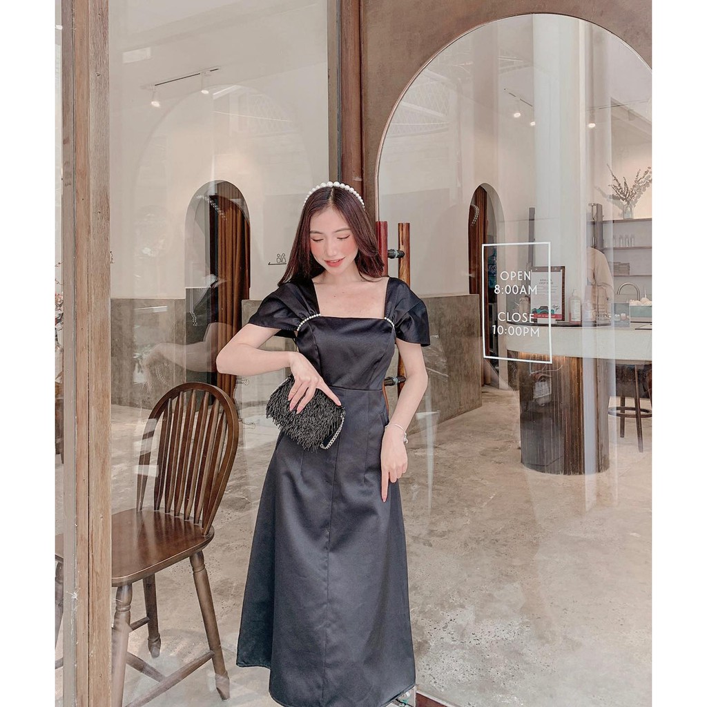 [Mã FAGREEN1505 giảm tới 30K đơn 99K] [HÀNG THIẾT KẾ CAO CẤP] Đầm Xòe Đính Ngọc Đi Tiệc Sang Trọng Form Dài Nhiều Màu | BigBuy360 - bigbuy360.vn