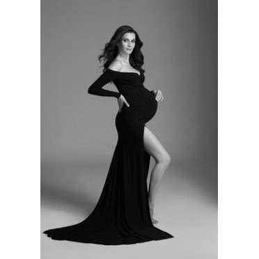 Đầm bầu chụp ảnh nghệ thuật quyến rũ phòng cách Retro HOT 2021