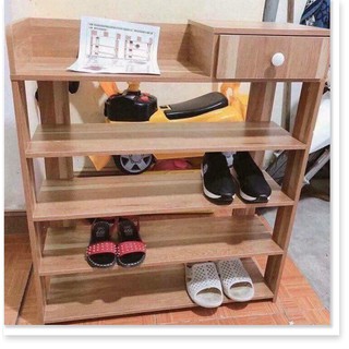 KỆ ĐỂ GIÀY DÉP 5 TẦNG [KỆ GỖ]