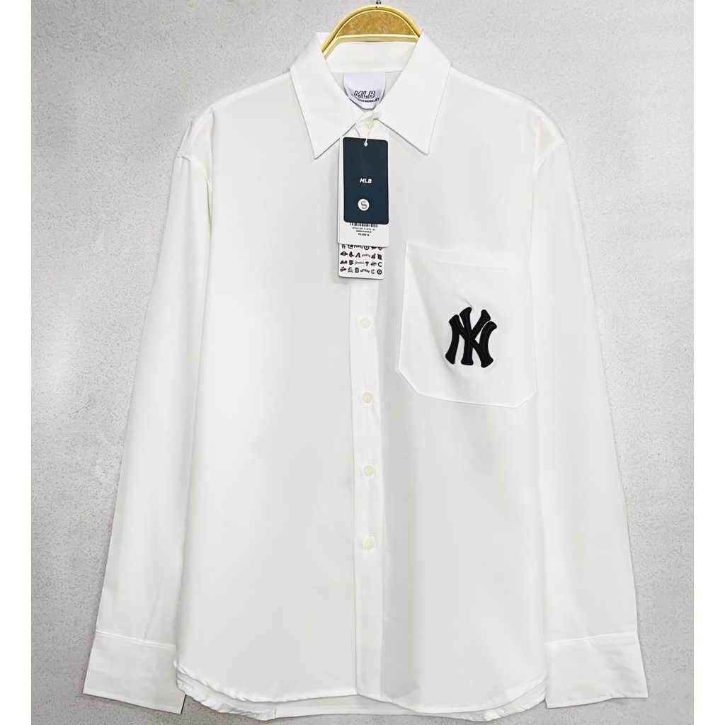 Áo Sơ Mi MLB Linhbee unisex siêu hot tại hàn quốc dành cho nam nữ các cặp đôi phong cách trẻ