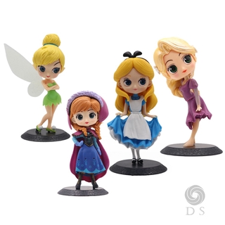 Búp Bê Hình Công Chúa Hoạt Hình Mắt To Đáng Yêu Dùng Trang Trí Bánh Sinh Nhật