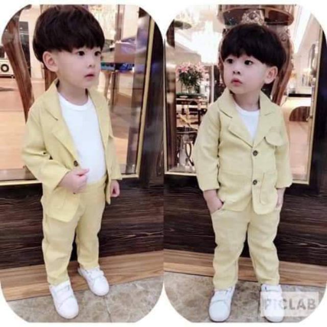 Bộ vest cho bé trai