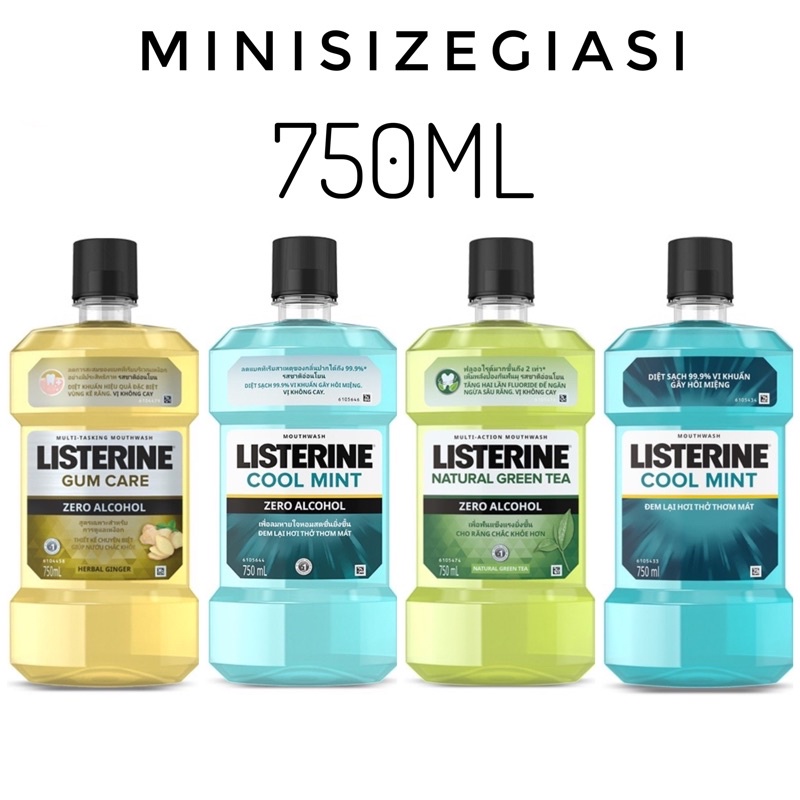 [Chính Hãng] Listerine Nước Súc Miệng Listerine 750ml